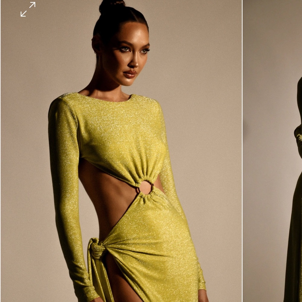 MESHKI backless Christina dress